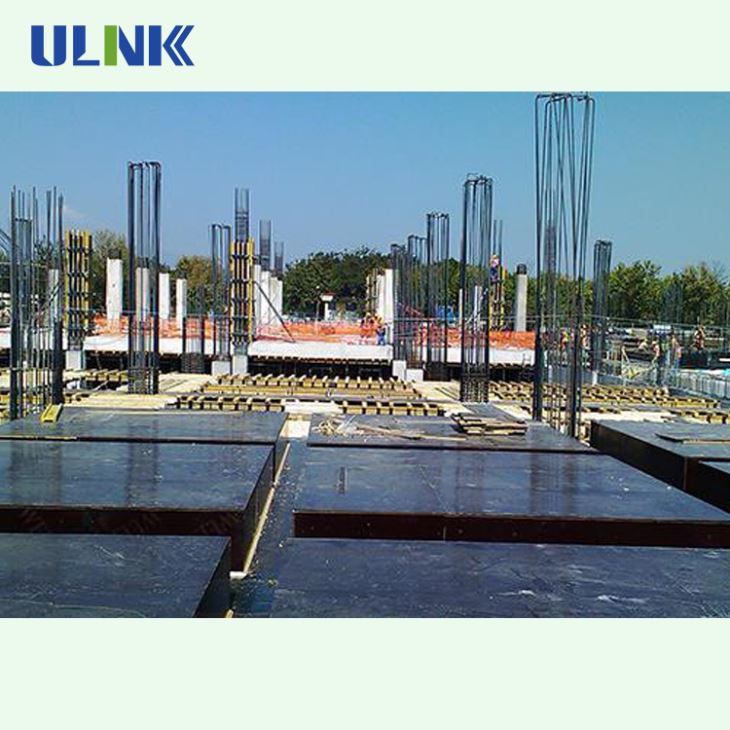 Concrete Formwork Phenolic Brown Color Film Faced Plywood
