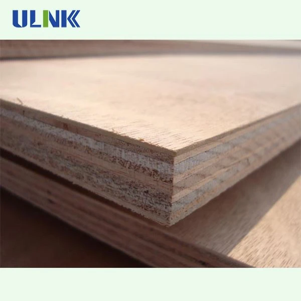 Smooth Commercial Veneer Faced Hardwood Plywood