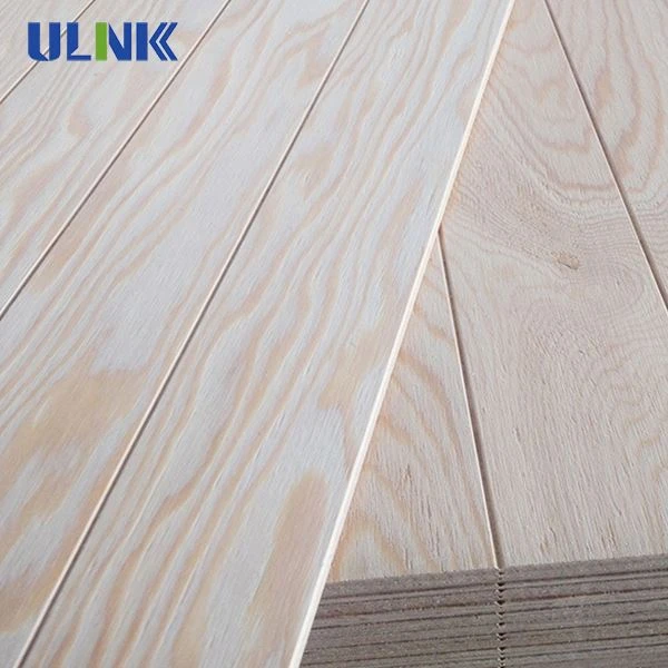 Poplar Pine Veneer Grooved Slotted Plywood