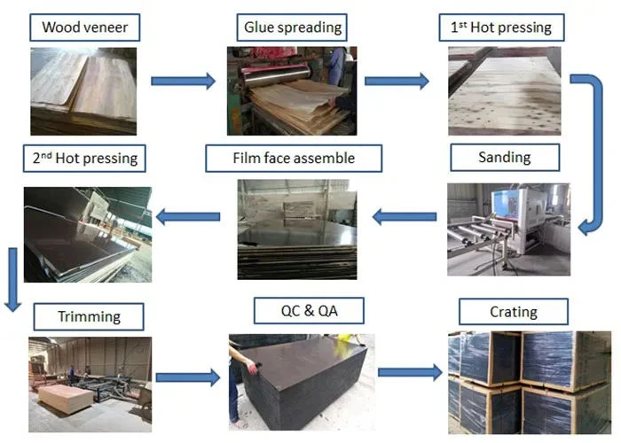 film faced plywood process